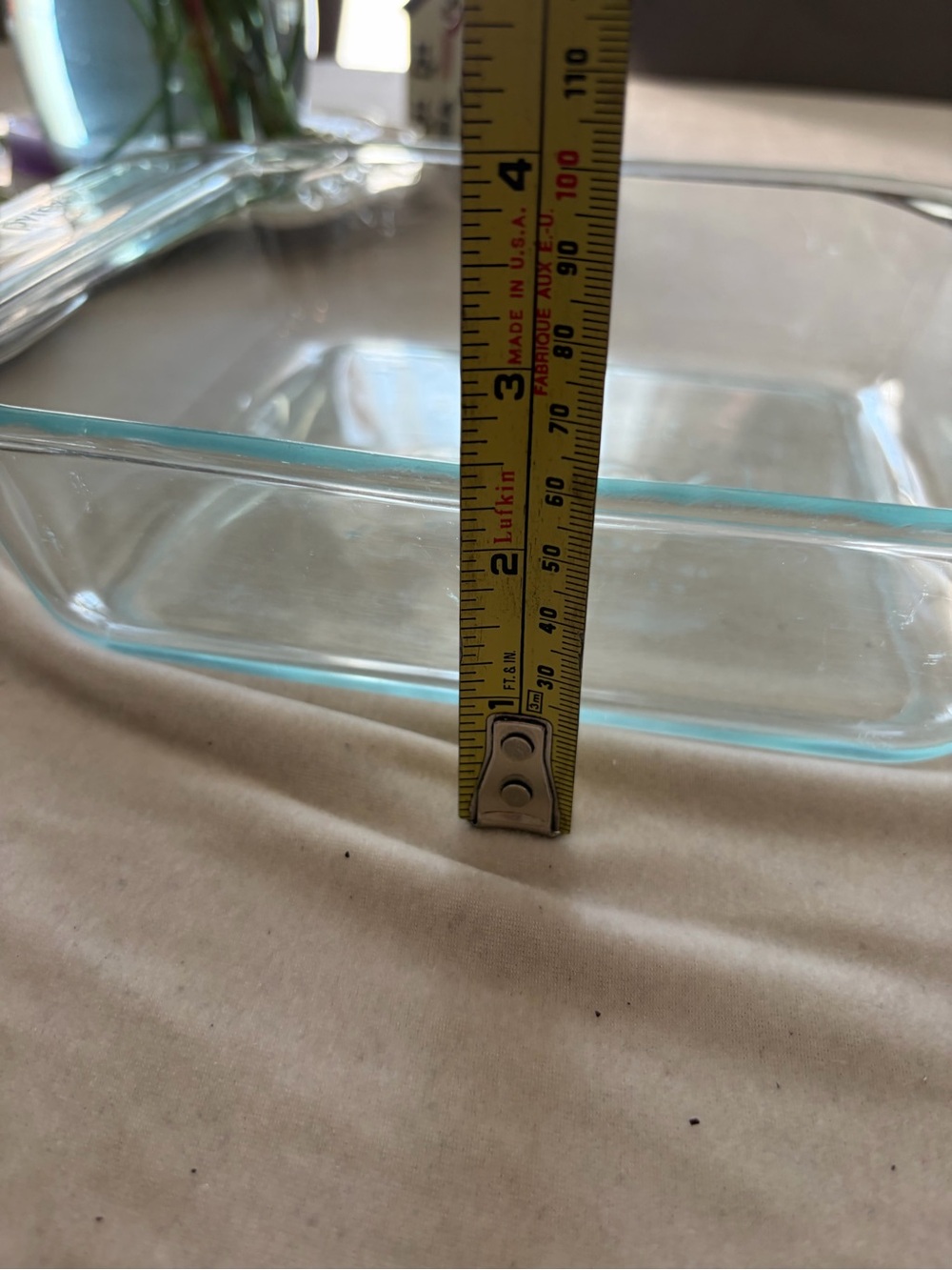 Pyrex Clear Glass Bakeware Set with Light Blue Tint - Picture 11 of 13